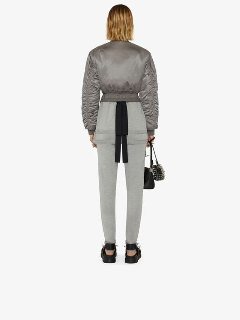 SHORT BOMBER WITH METALLIC DETAILS 3