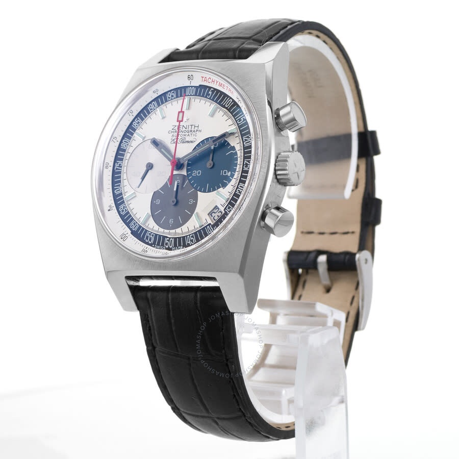 Pre-owned Zenith El Primero Vintage 1969 Chronograph Automatic White Dial Men's Watch 03.1969.469 - 4
