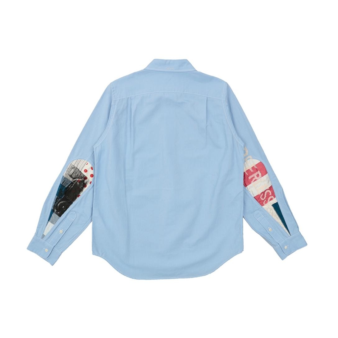 ALBACORE JUMBO SHIRT L/S COLLAGE LT.BLUE - 1