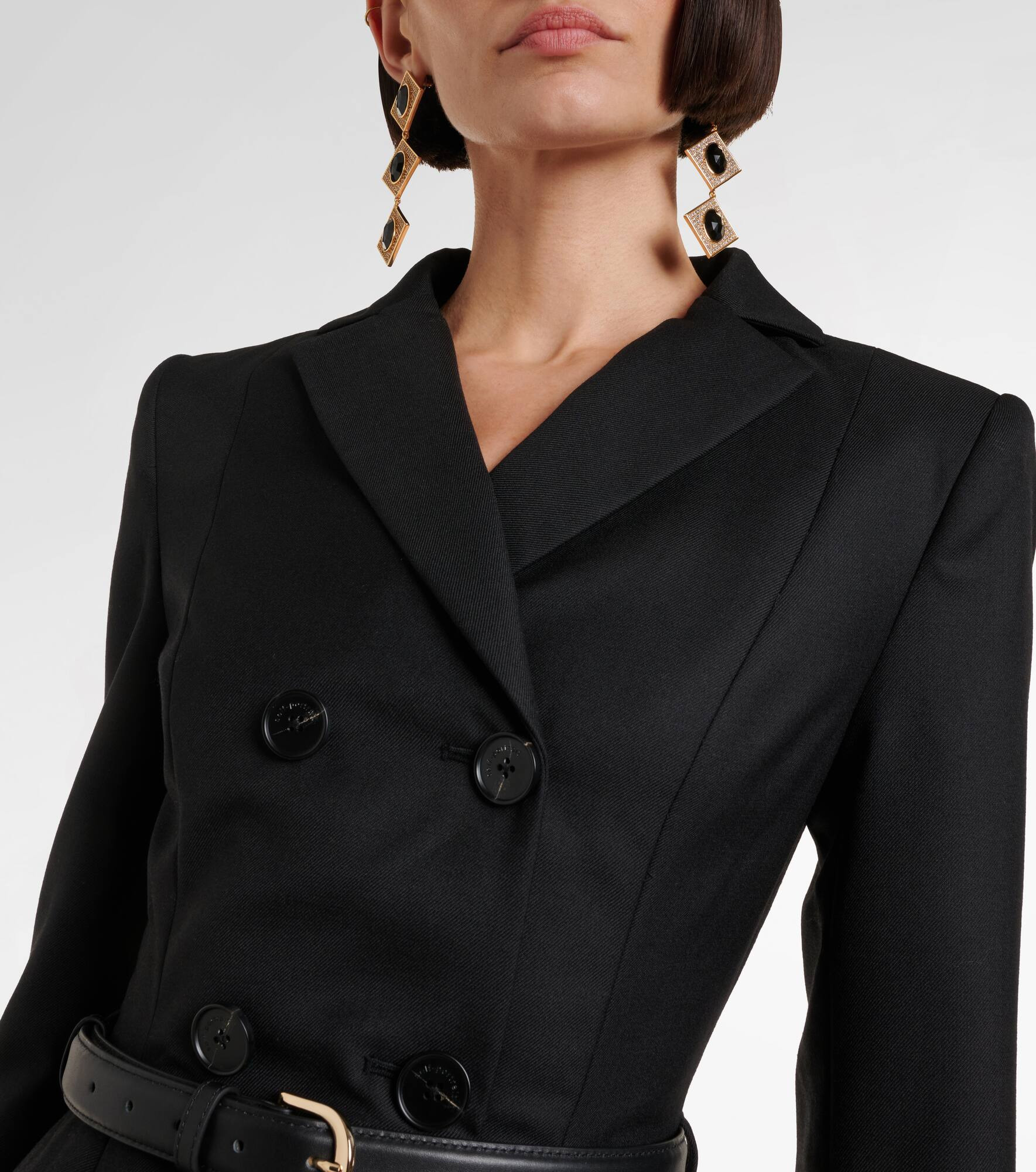 Belted blazer dress - 4
