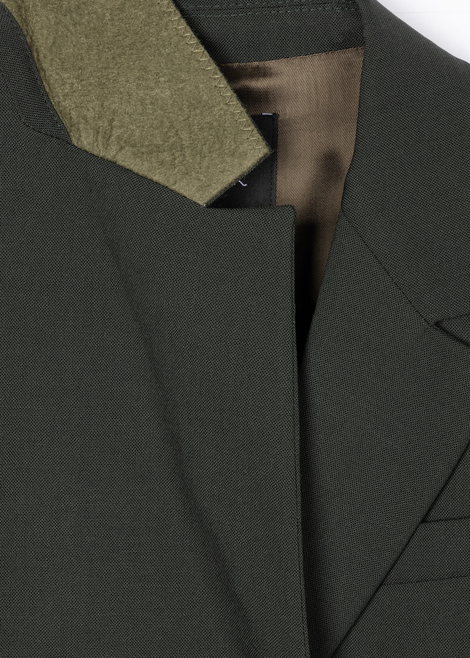 Wool Hopsack Double-Breasted Blazer - 2