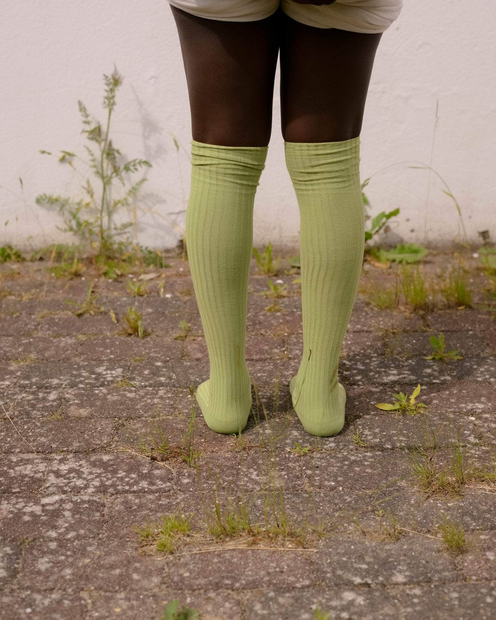Overknee Socks - Fine Organic Cotton Rib - 4