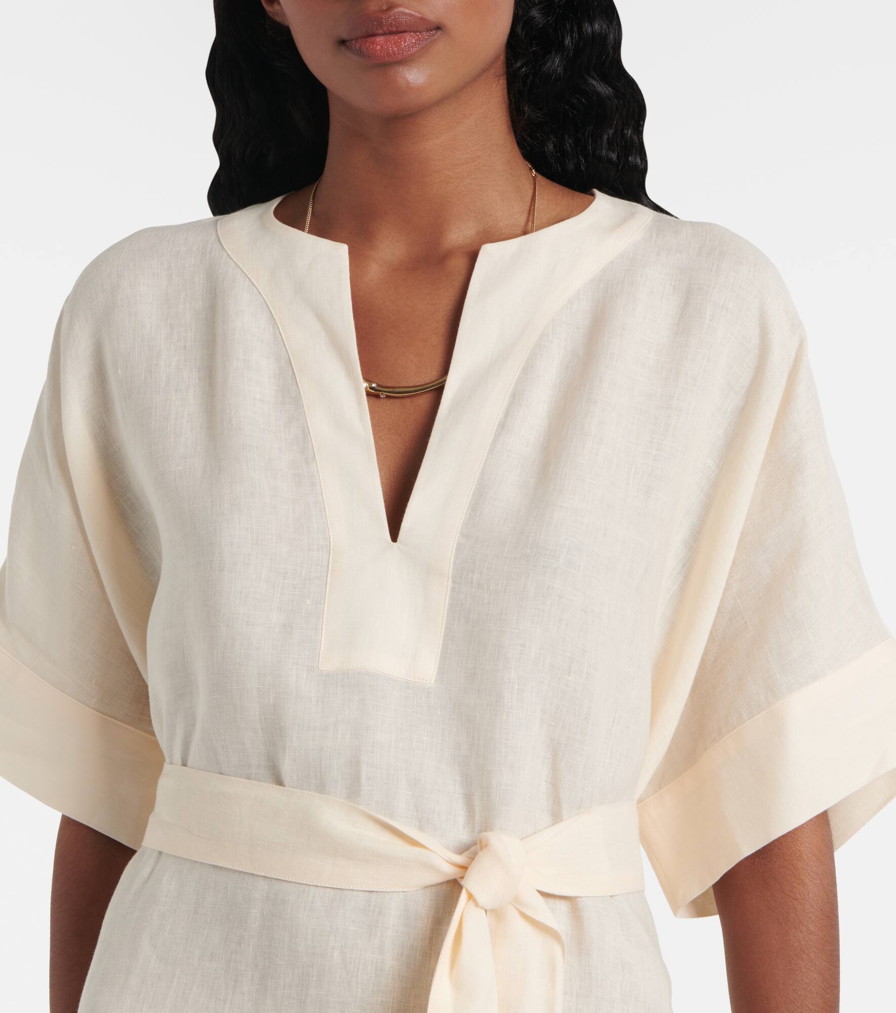 Bibi linen kaftan - 4