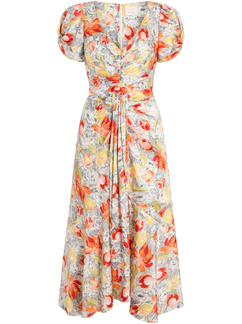 Walker floral-print midi dress 1