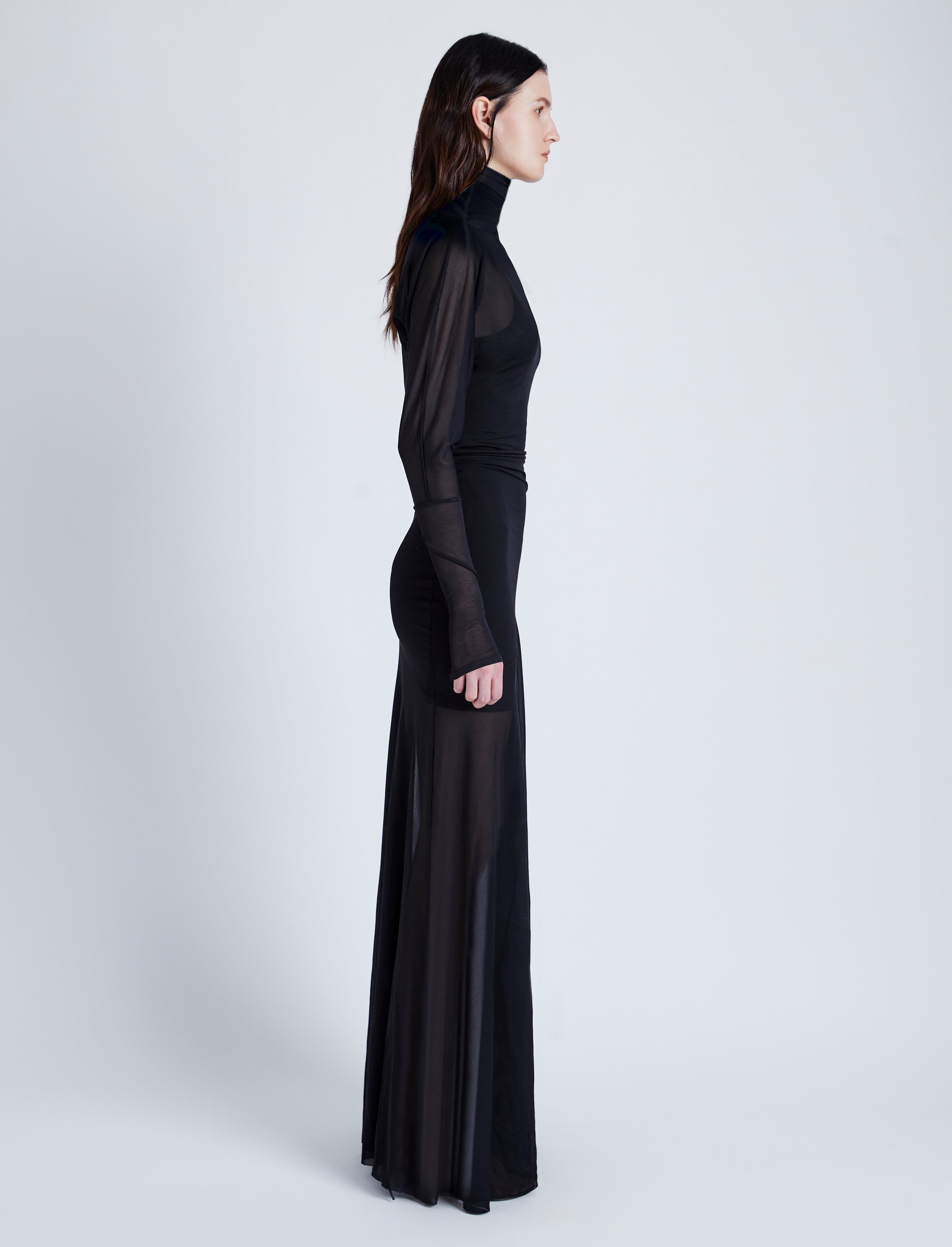 Paula Dress in Sheer Crepe Jersey - 3