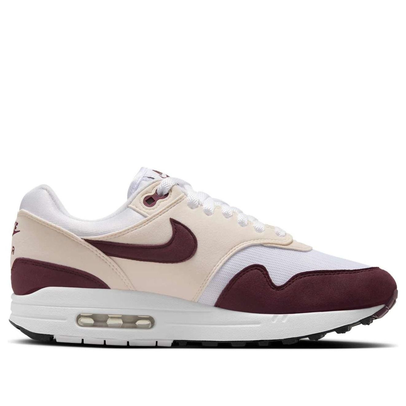 (WMNS) Nike Air Max 1 'White Phantom Night Maroon' DZ2628-114 - 2