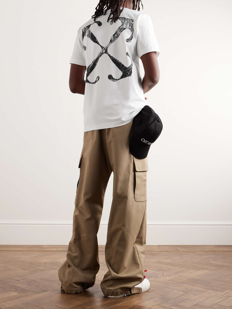 Off-White Logo-Print Cotton-Jersey T-Shirt outlook