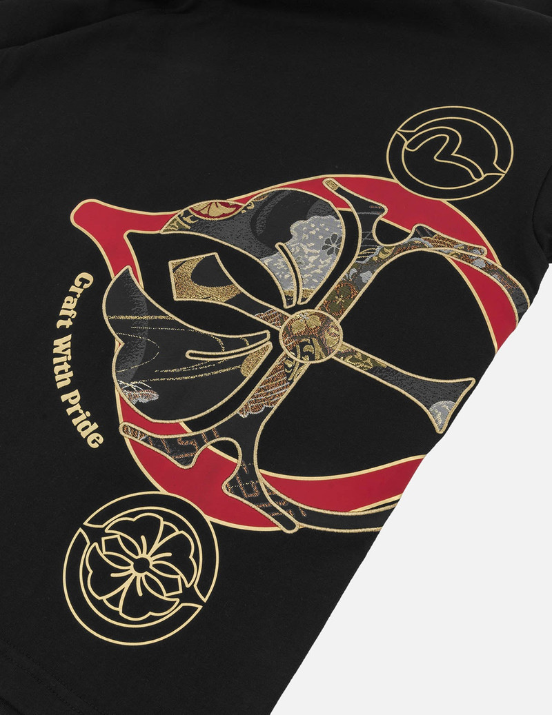 Brocade logo and Kamon Appliqué Relax Fit T-shirt 7