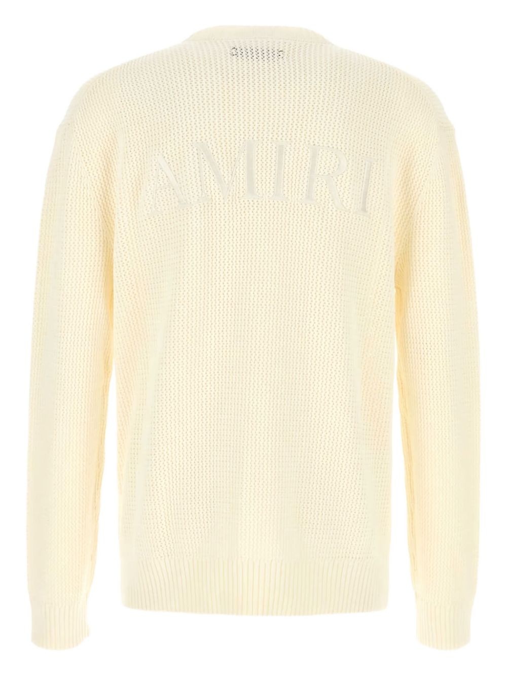logo cotton sweater - 2