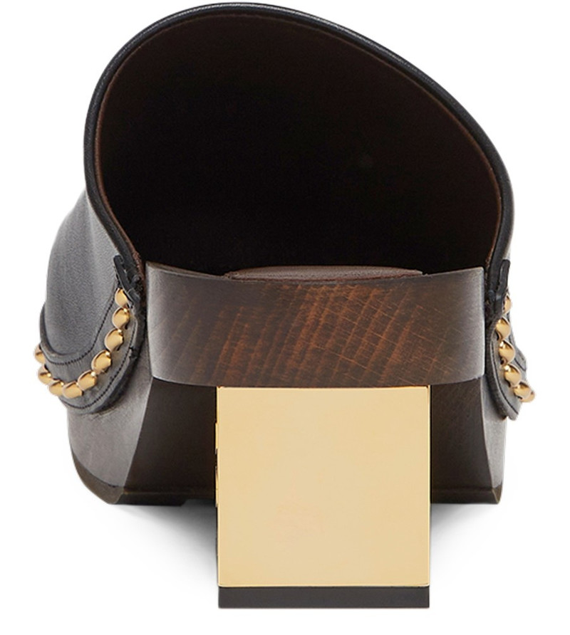 logo block-heel mules 3