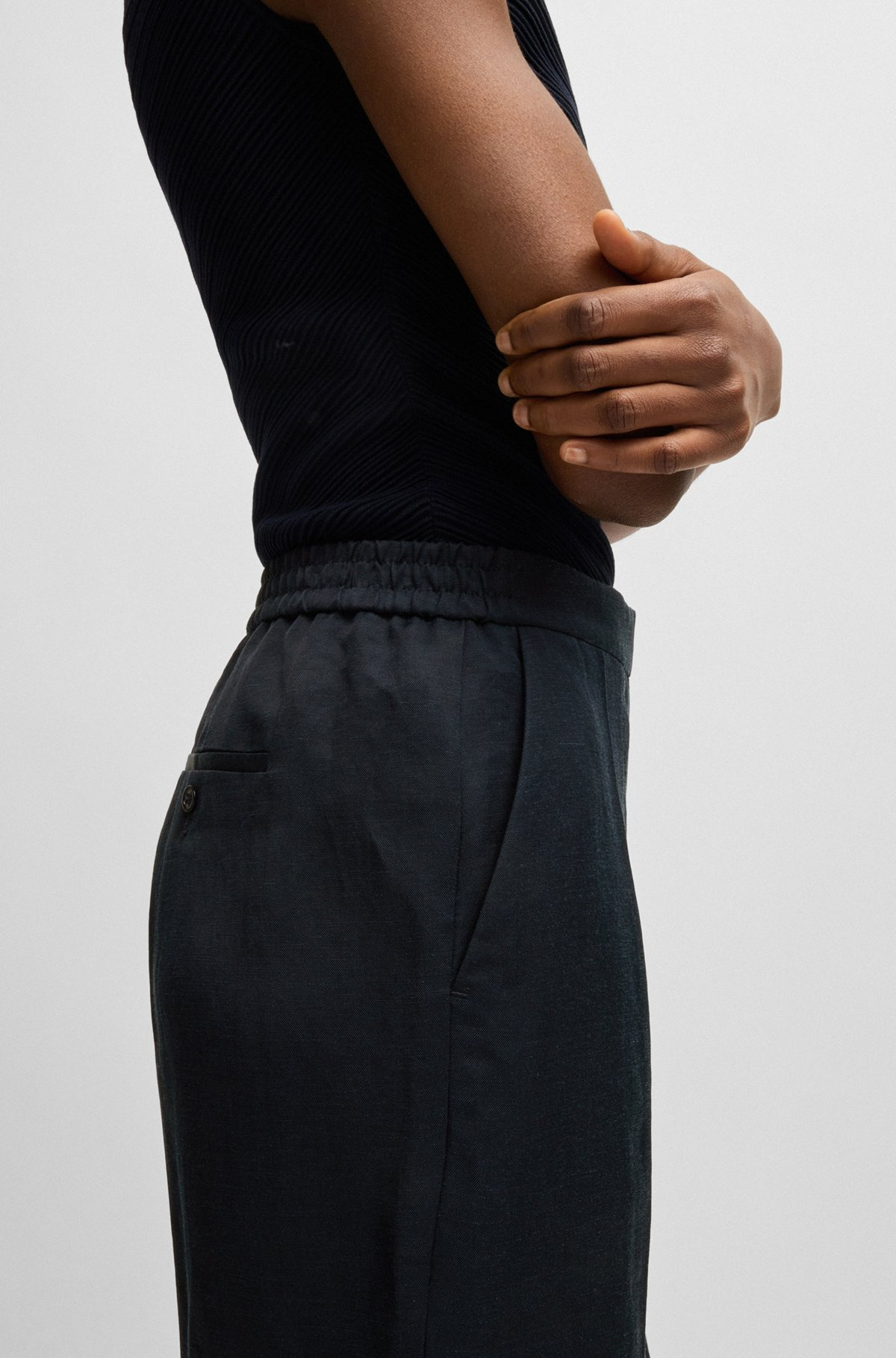 RELAXED-FIT SHORTS WITH WIDE LEG - 5