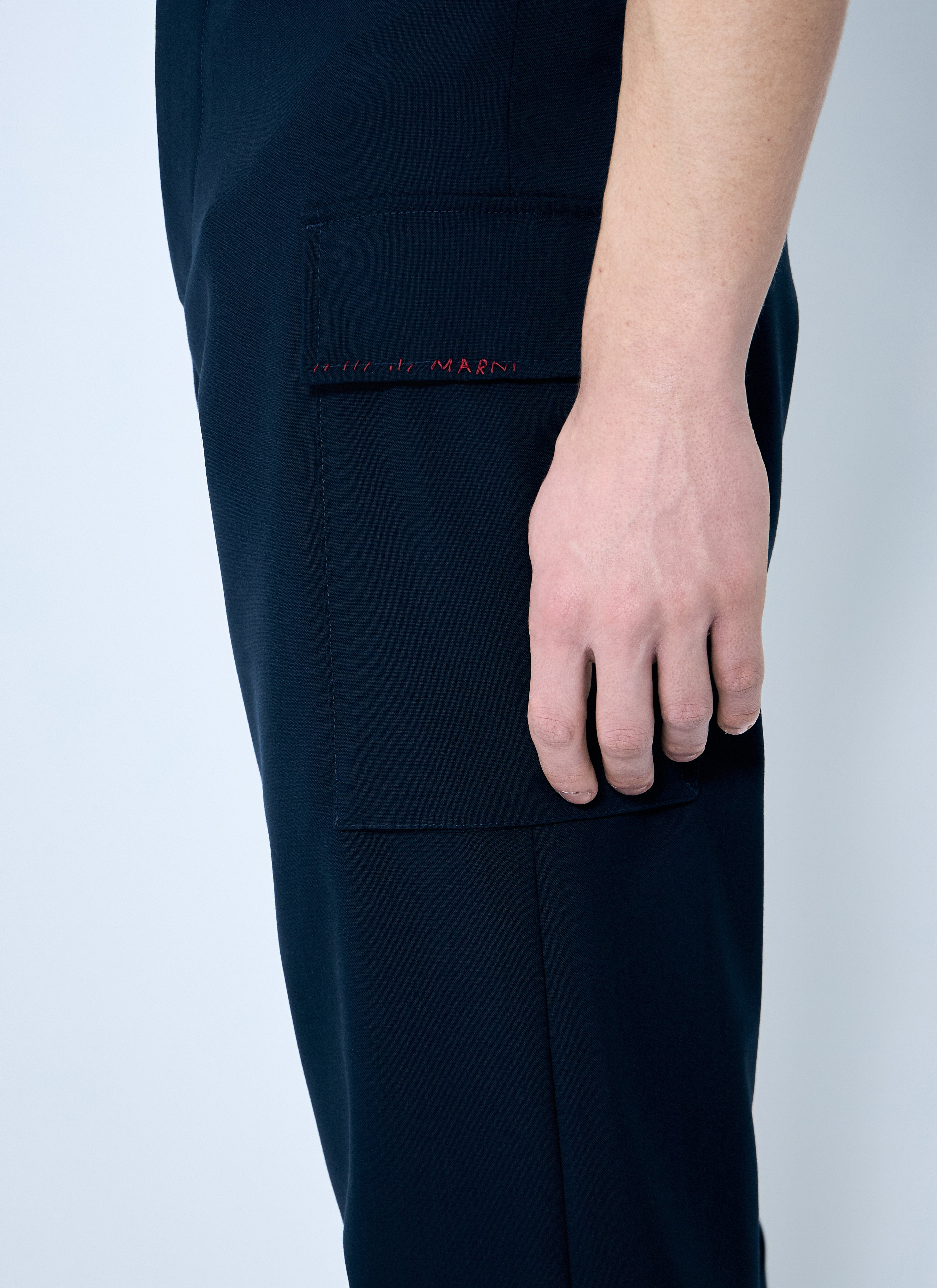 Marni Men Lightweight Wool Pants - 5