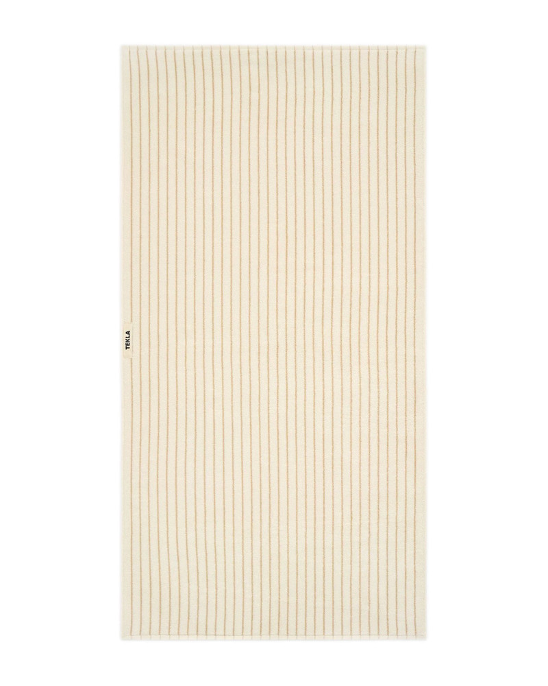TEKLA Tekla Terry Bath Towel Sienna Stripes outlook