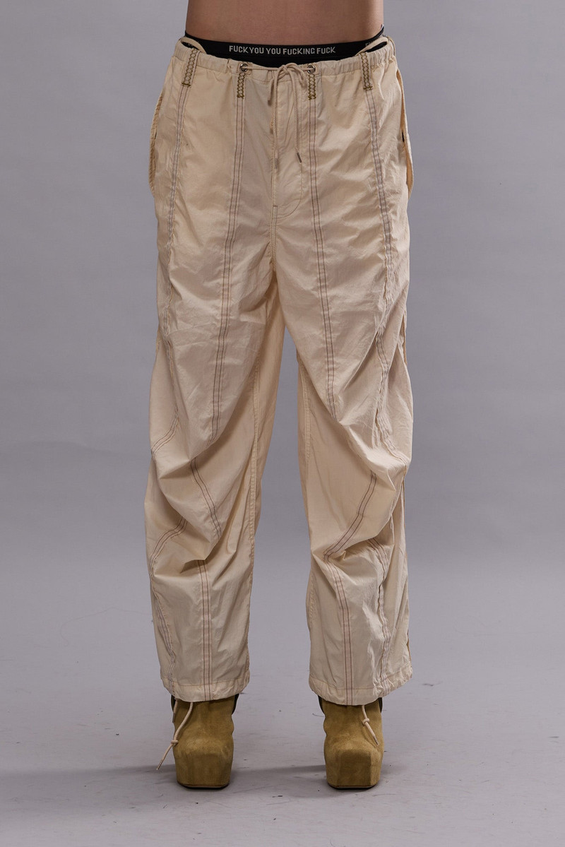 R13 BALLOON PANTS WITH DOUBLE SEAM - CREAM outlook