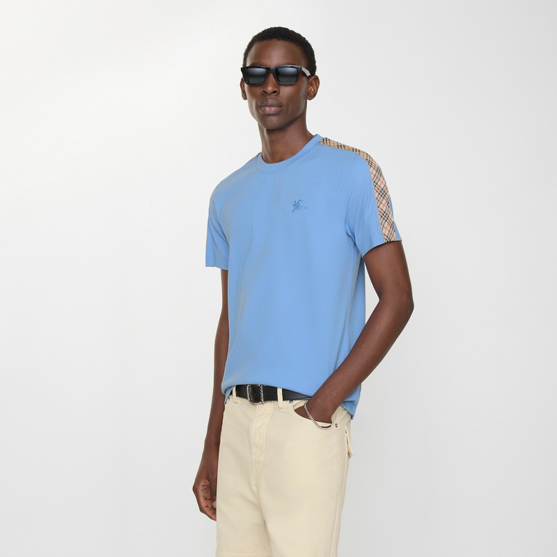 Burberry Check Trim Cotton T-shirt outlook