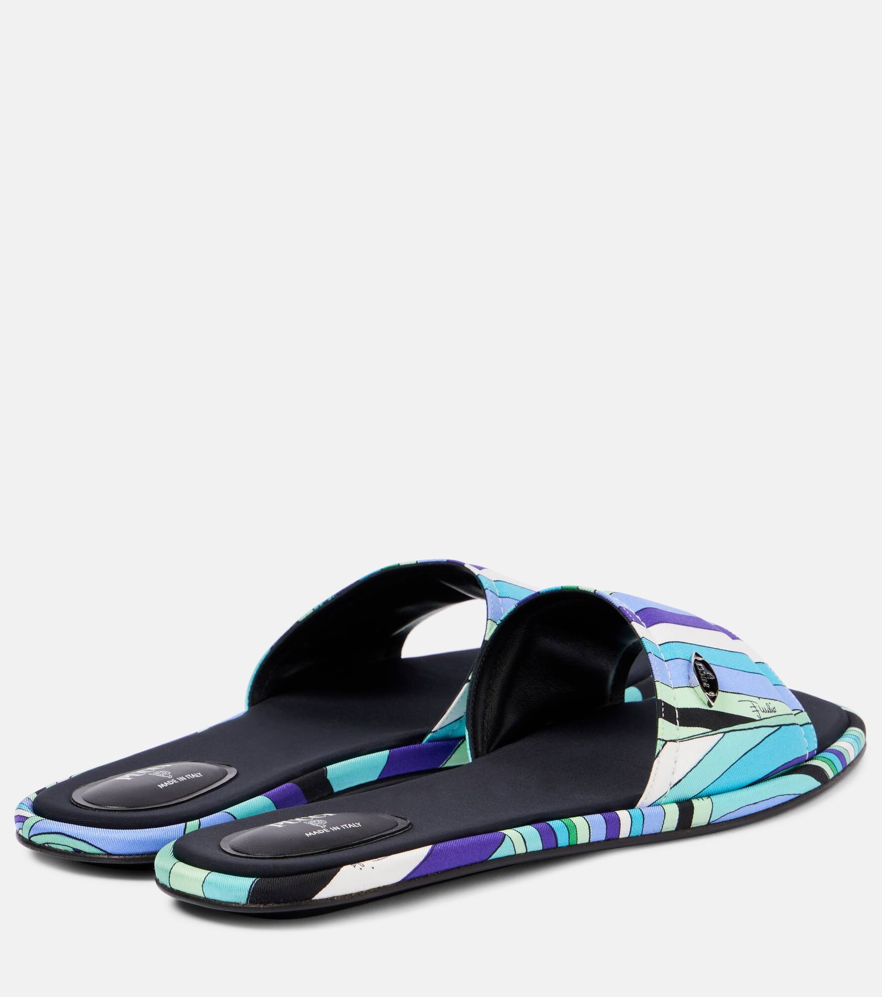 Iride twill thong sandals - 2