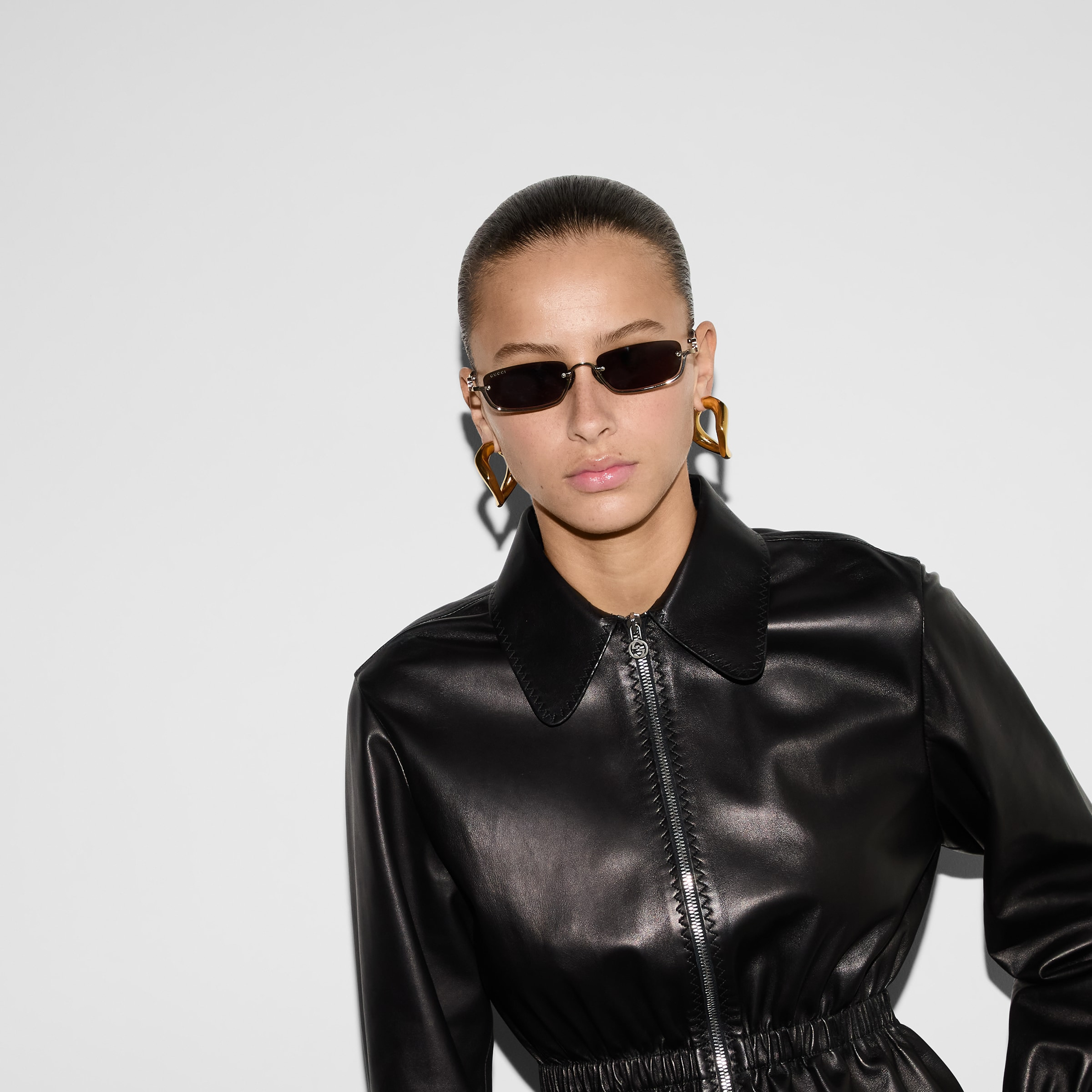 Rectangular-frame sunglasses - 3