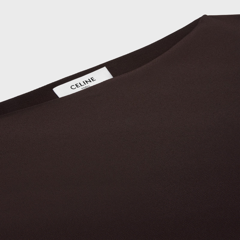 draped dress IN acetate silk crepe 3