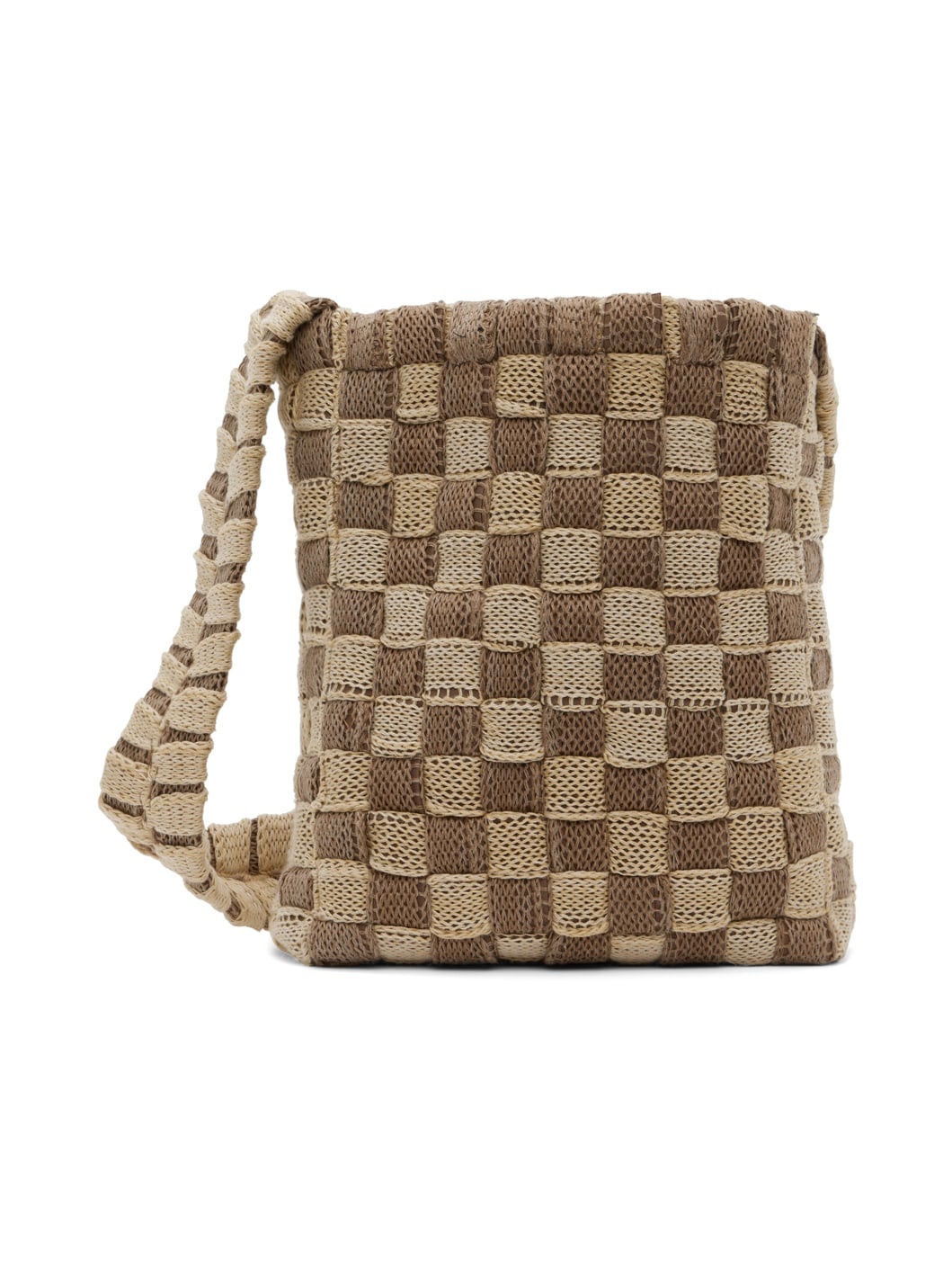 SSENSE Exclusive Tan & Brown Accountant Bag - 1