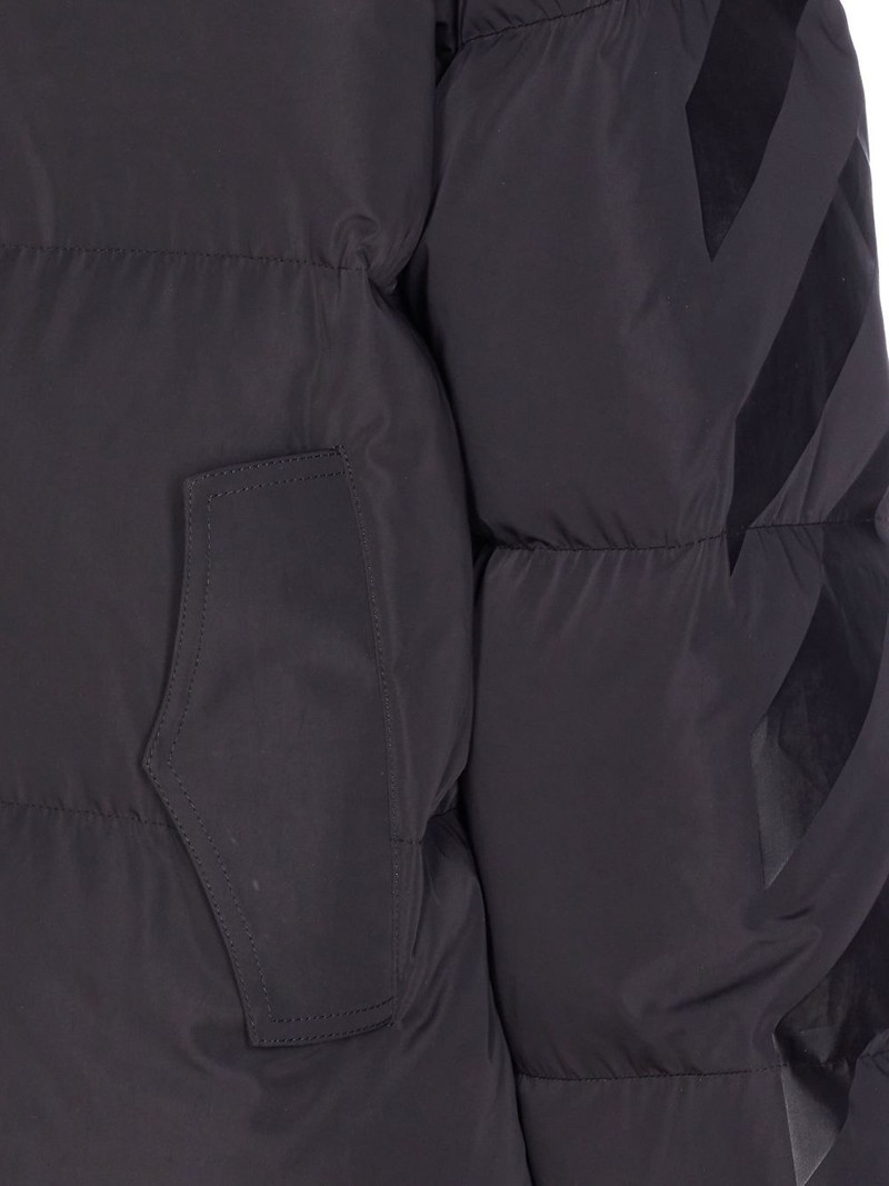 logo-print down jacket 4