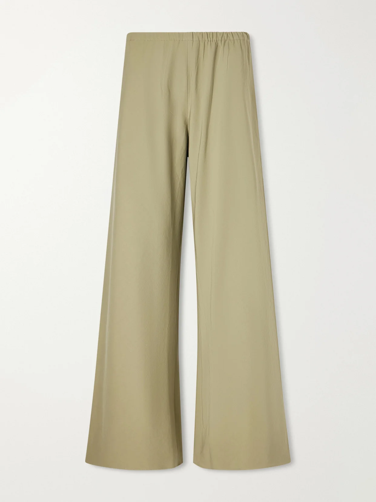 Colby Cotton-poplin Wide-leg Pants - 1