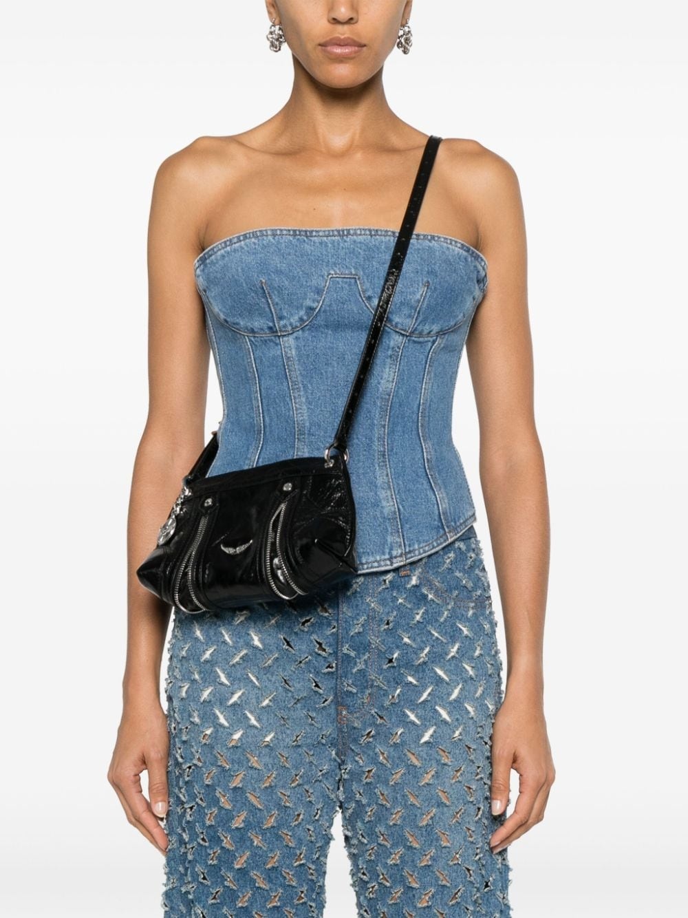 Sunny Mood leather cross body bag - 2
