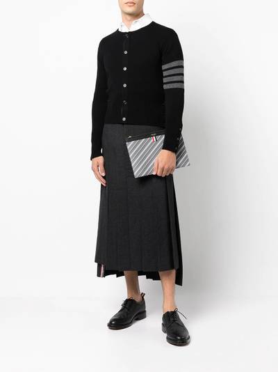 Thom Browne striped clutch bag outlook