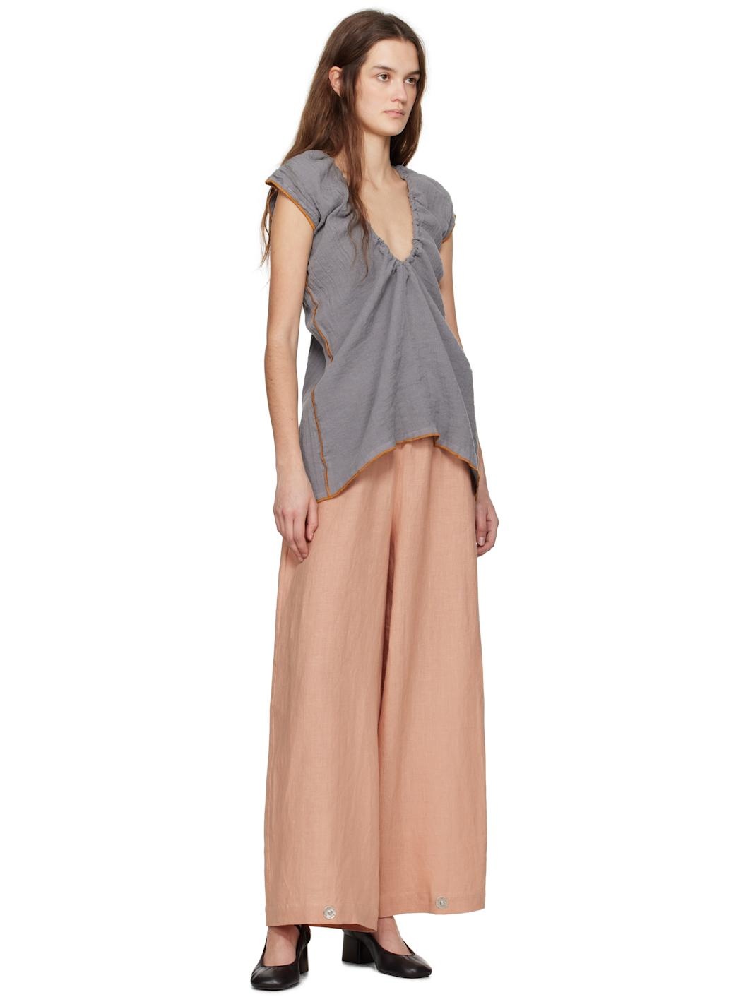Gray Max Blouse - 4