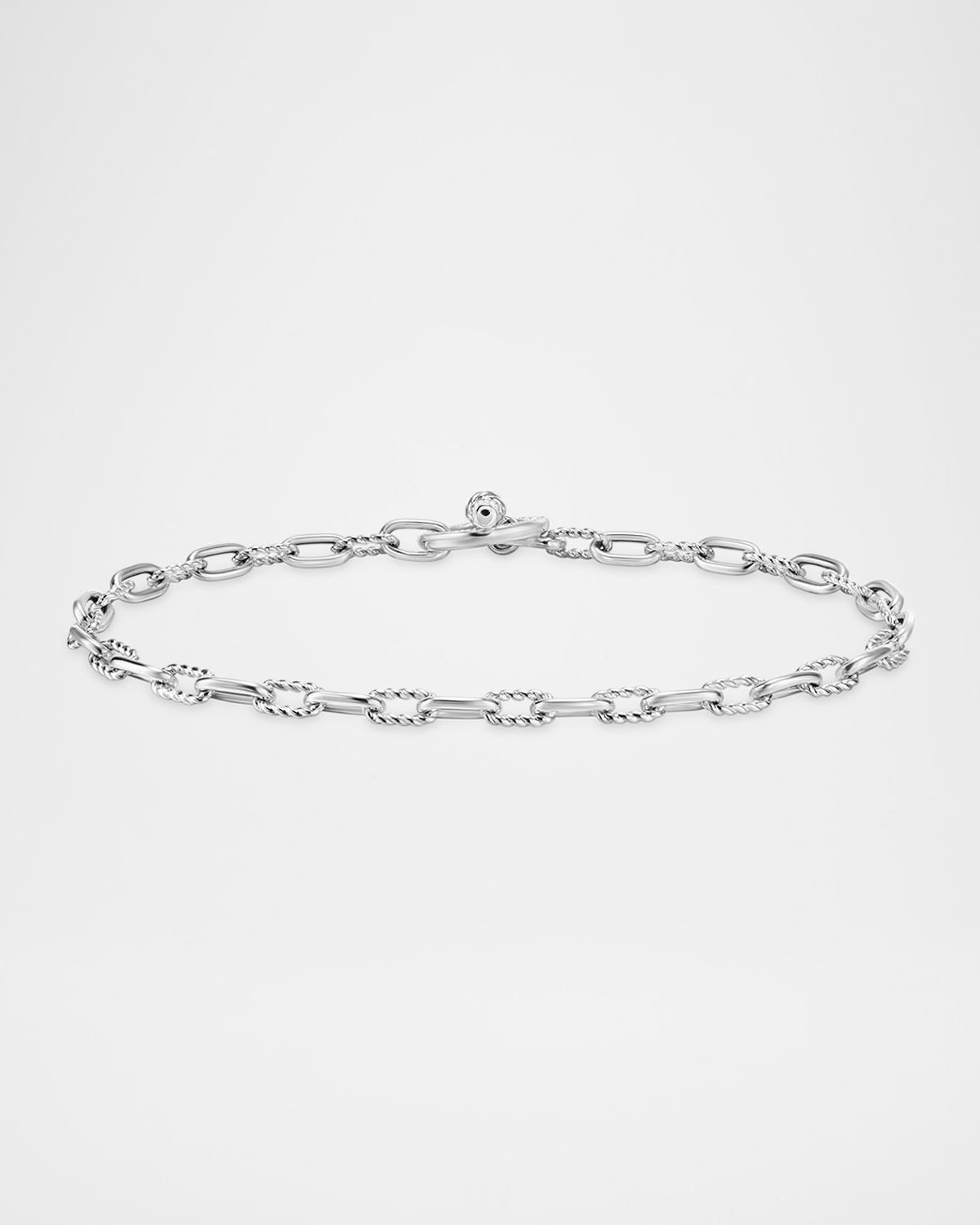 3mm DY Madison Toggle Bracelet in Silver - 6