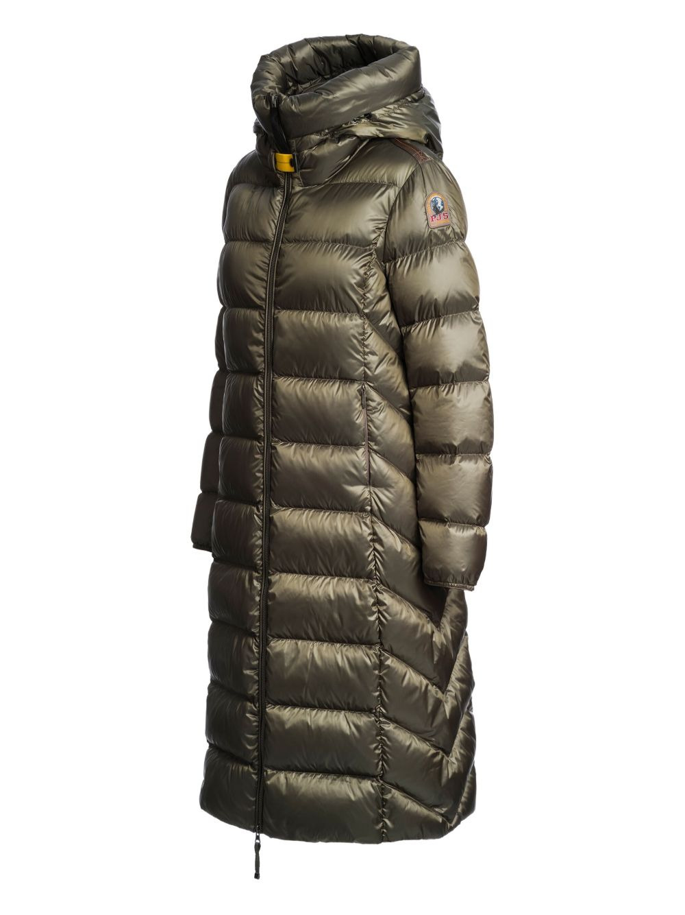 hooded longline padded coat - 3