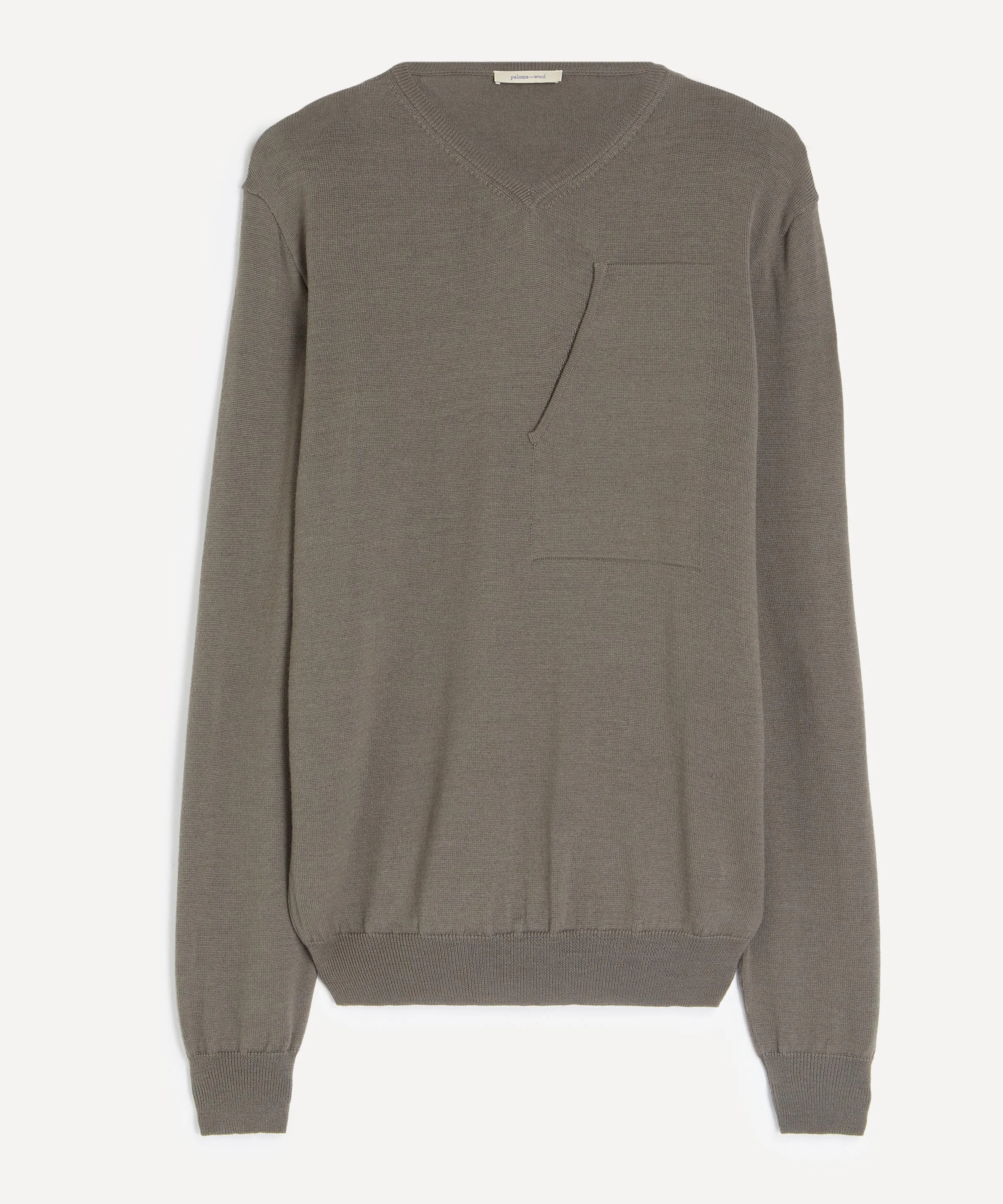 Martin Khaki Wool Sweatshirt - 1