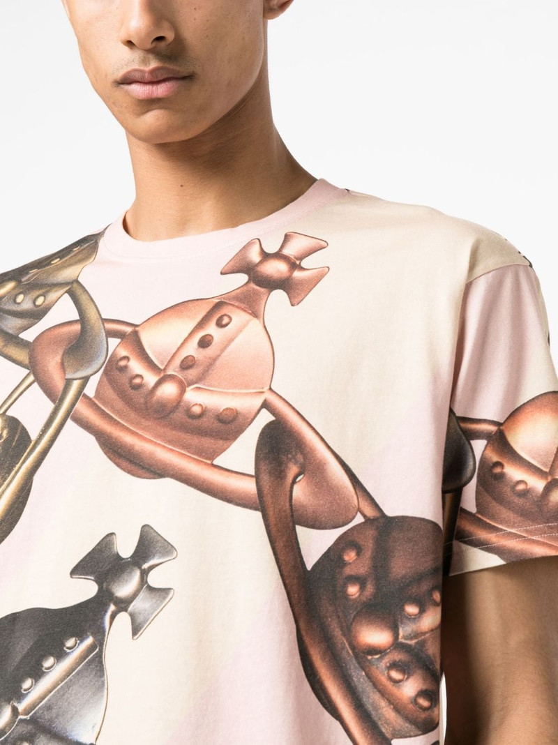 graphic-print short-sleeved cotton T-shirt 5