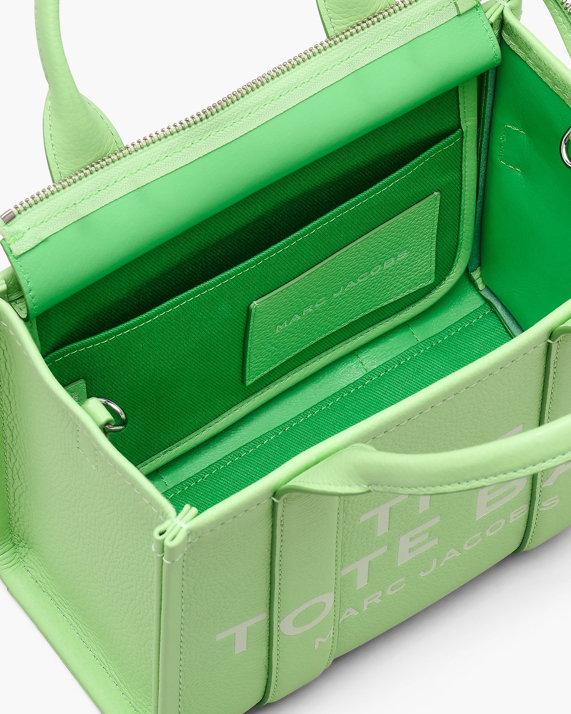THE LEATHER SMALL TOTE BAG - 7