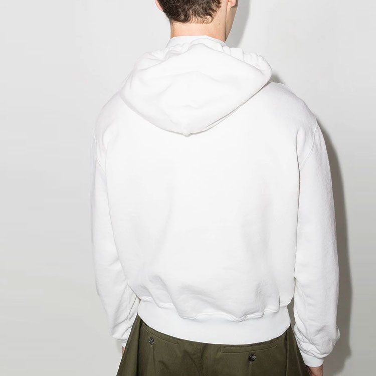 HERON PRESTON Split Herons Hoodie 'White Orange Multi' HMBB021F21JER0010122 - 4