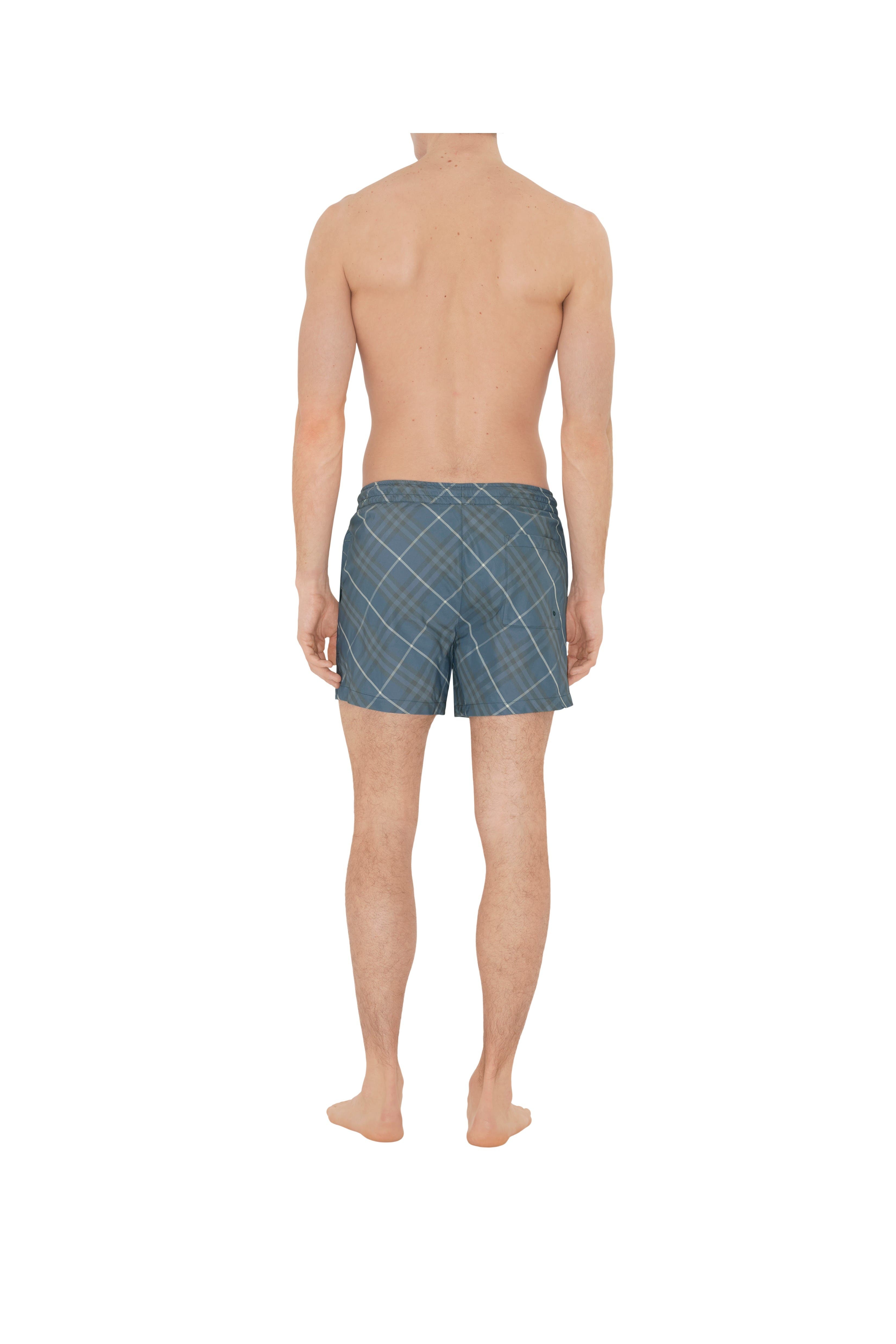 burberry Check Swim Shorts in Pewter at Nordstrom - 4