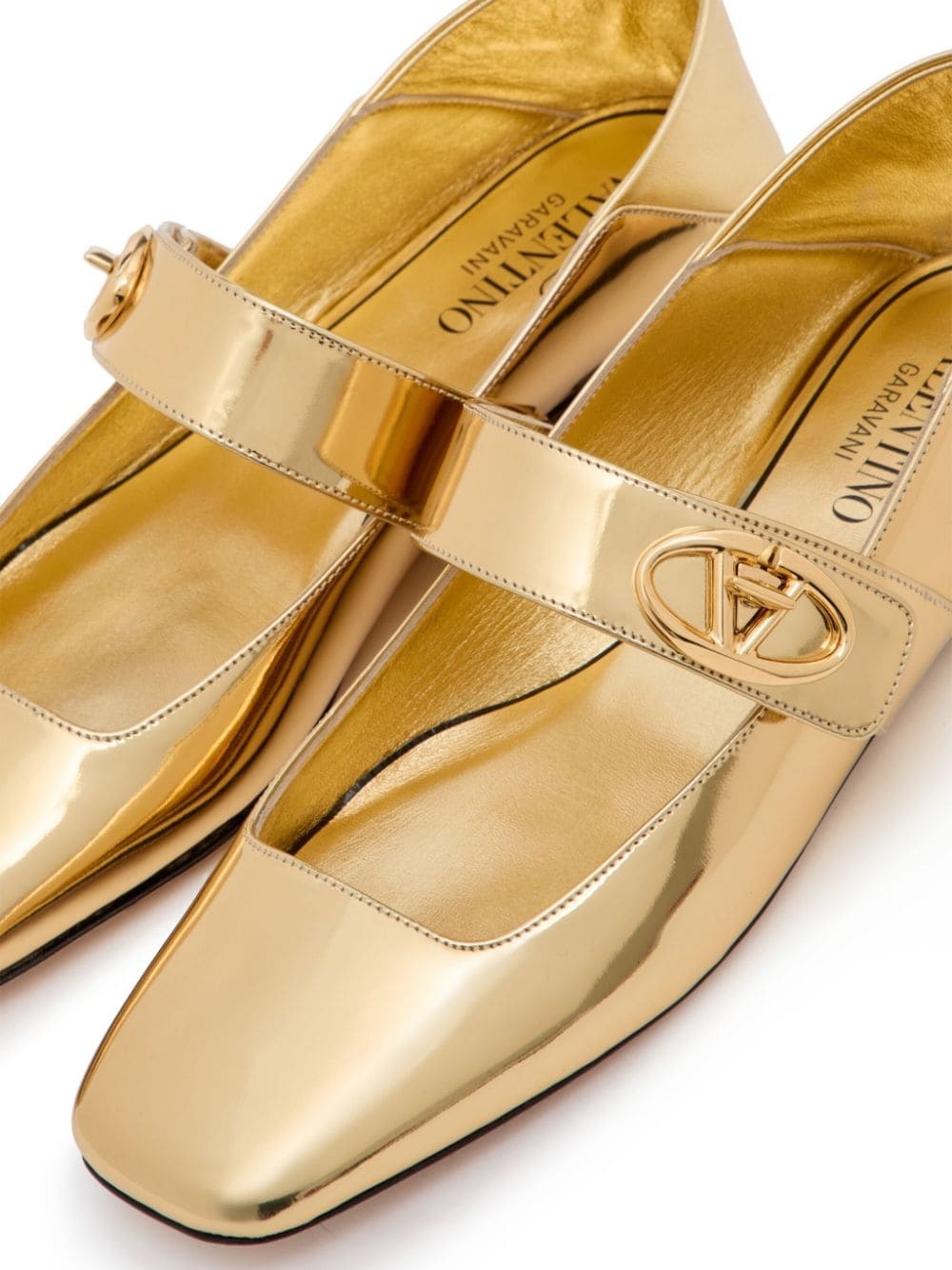VLogo Locker Mary-Jane ballerina shoes - 5