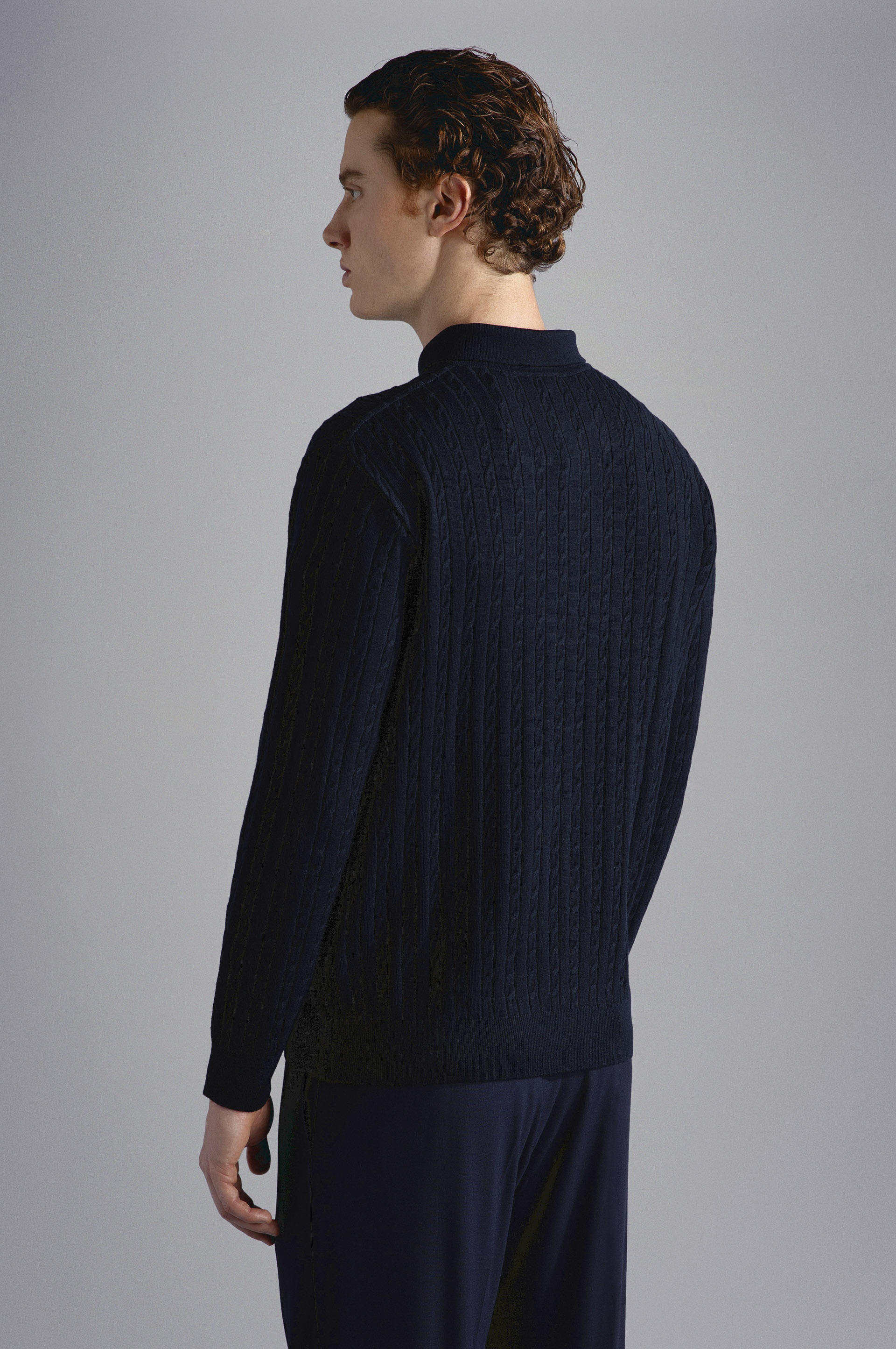 STRETCH WOOL POLO - 3