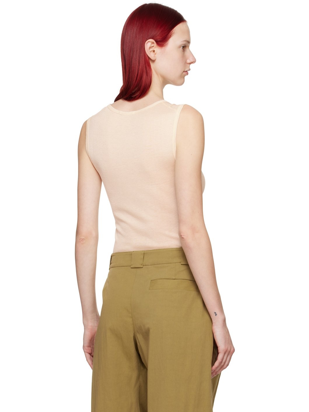 Off-White Seamless Tank Top - 3