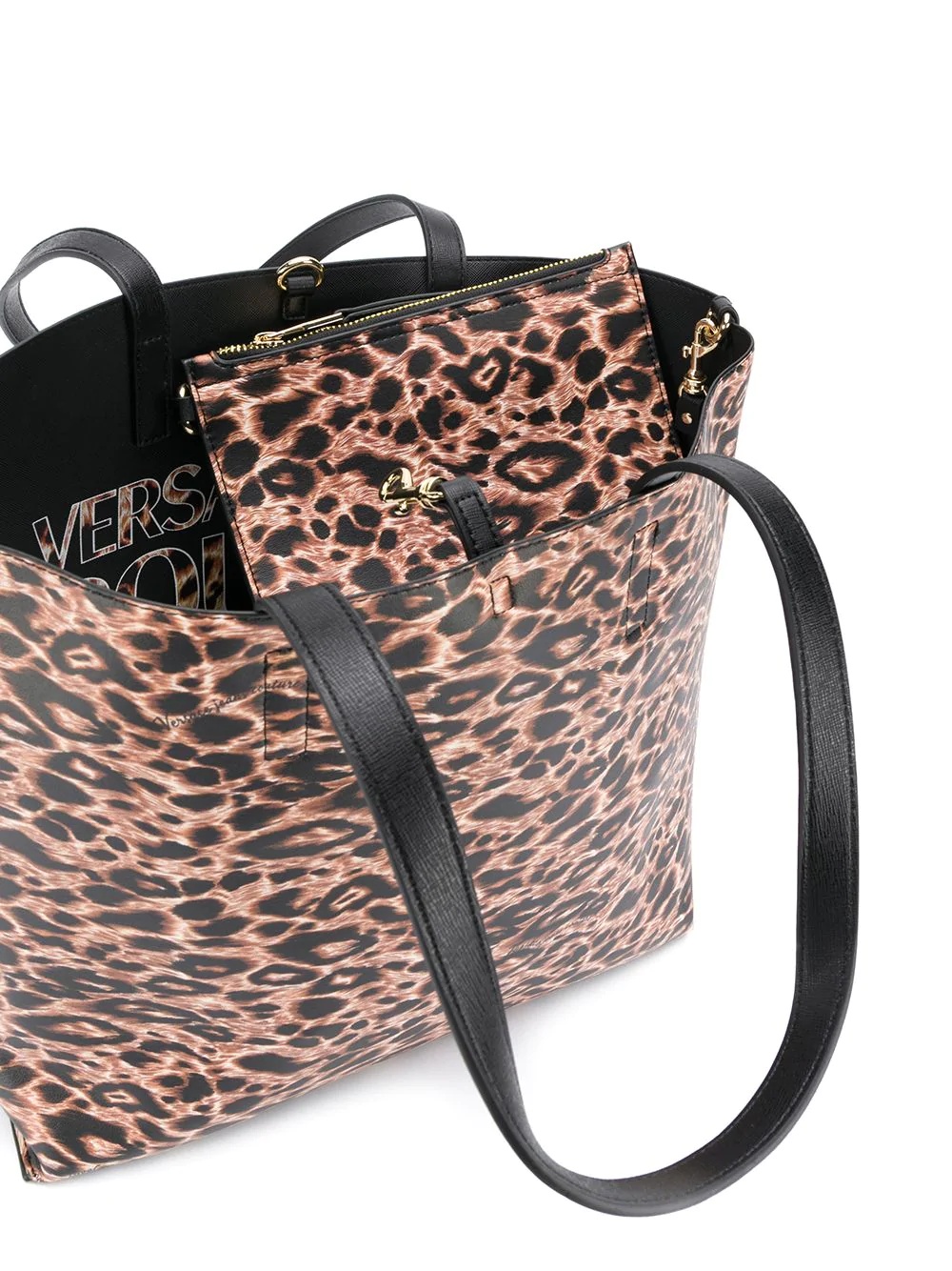 leopard print tote bag - 5