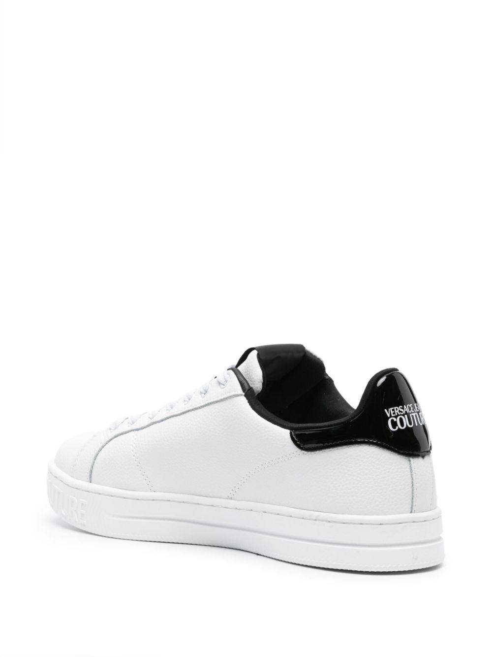 Court 88 logo-patch leather sneakers - 3