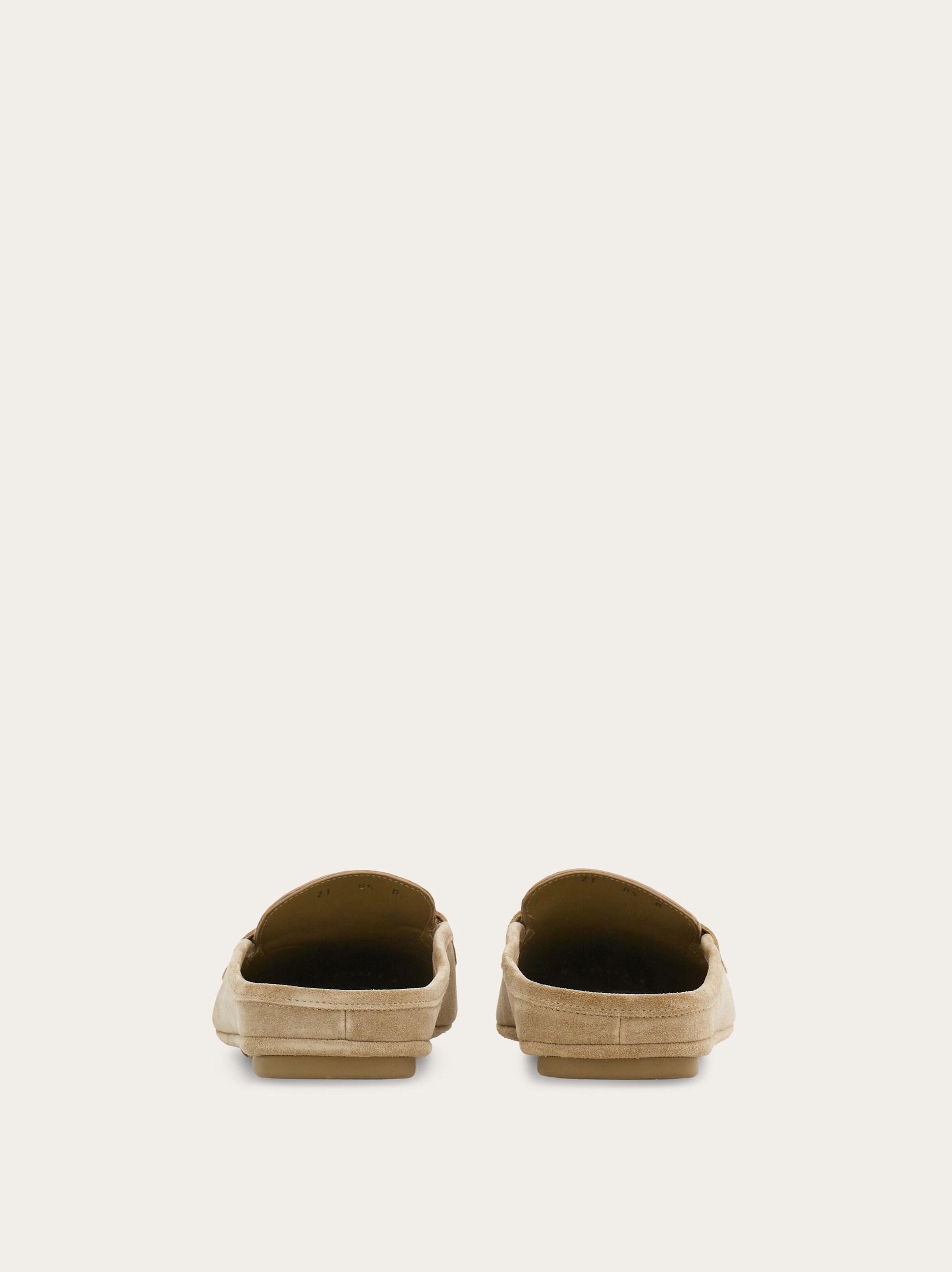 Loafer mule with Gancini ornament - 4