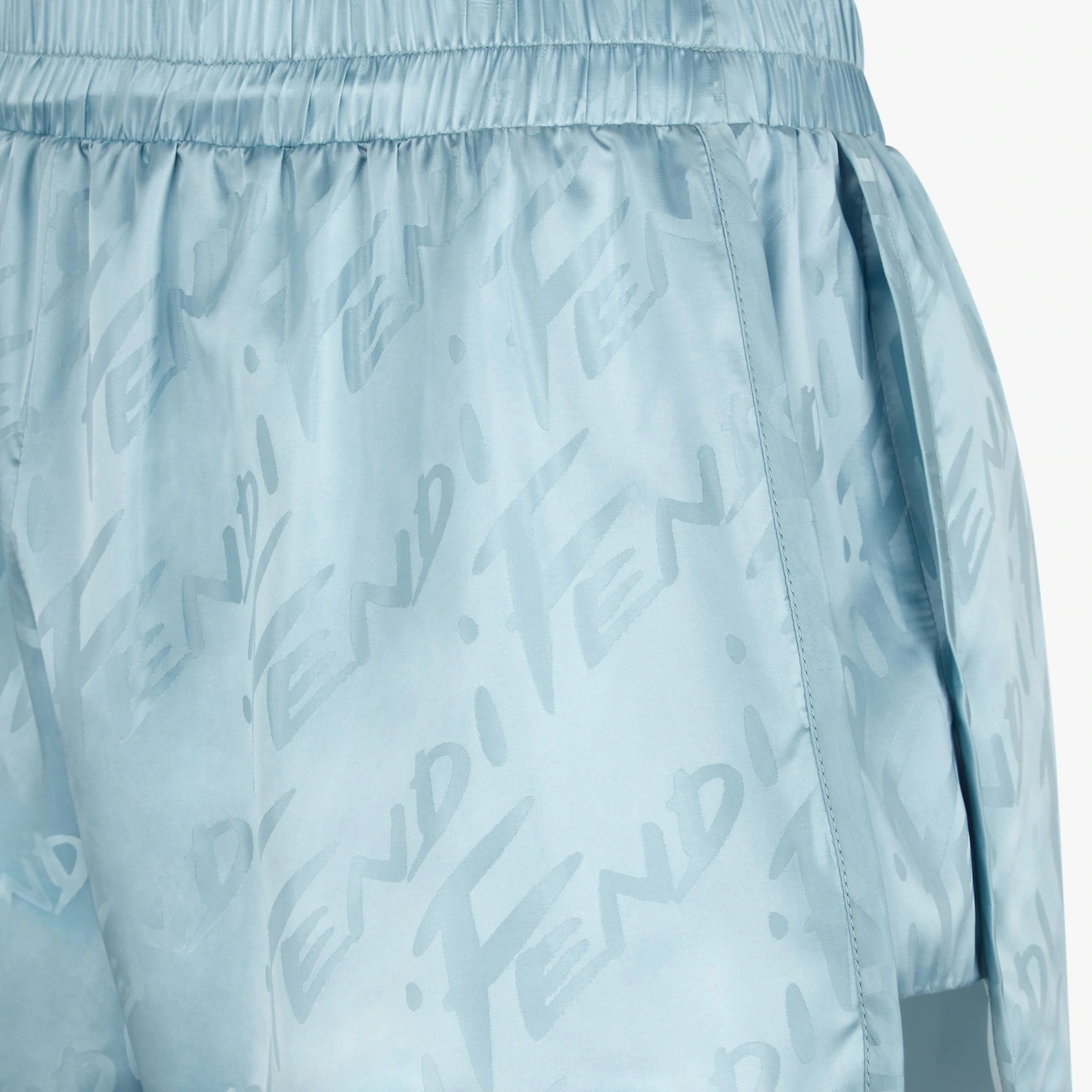 Light blue nylon shorts - 3