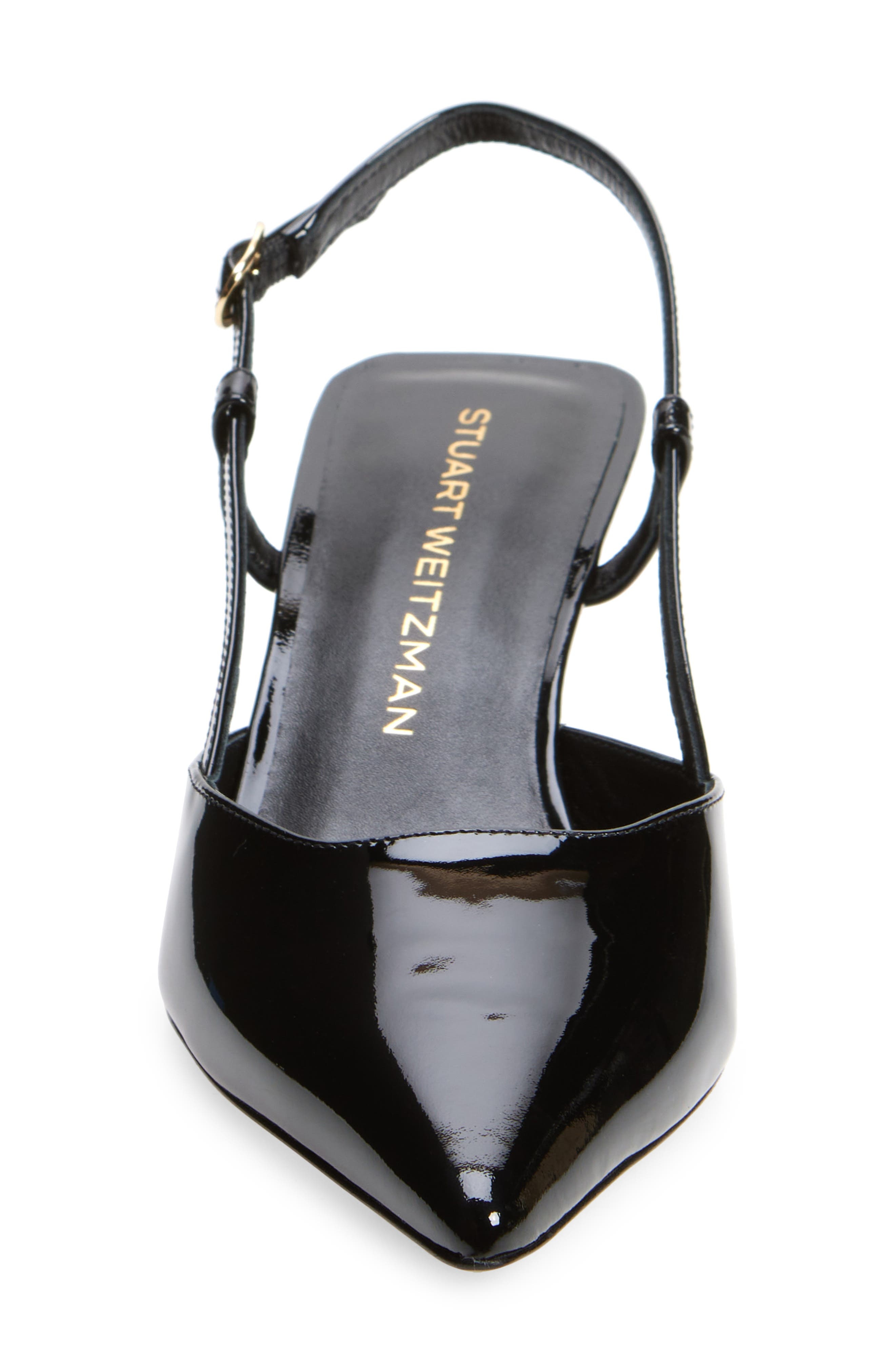 Stuart Weitzman Vinnie 50 Slingback Pump in Black at Nordstrom - 4