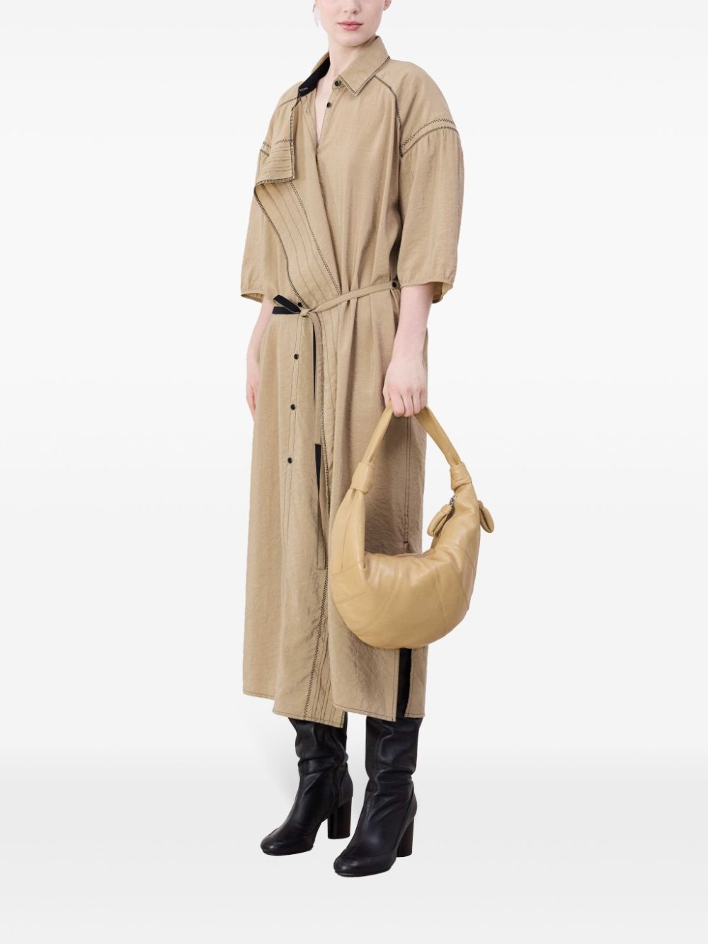 Fortune Croissant leather tote bag - 2