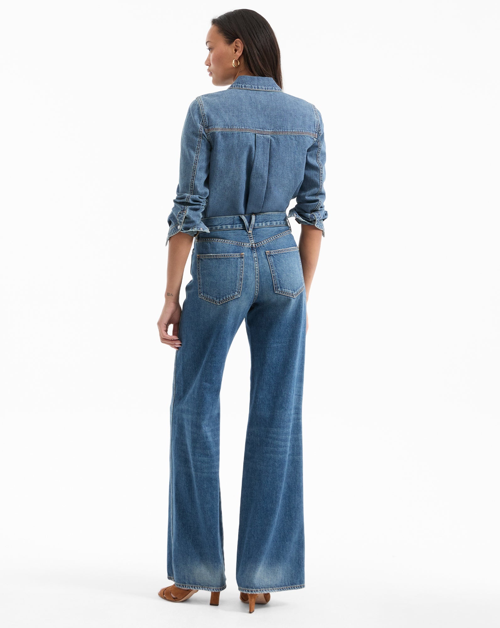 NOAH DENIM BUTTON-DOWN SHIRT - 5