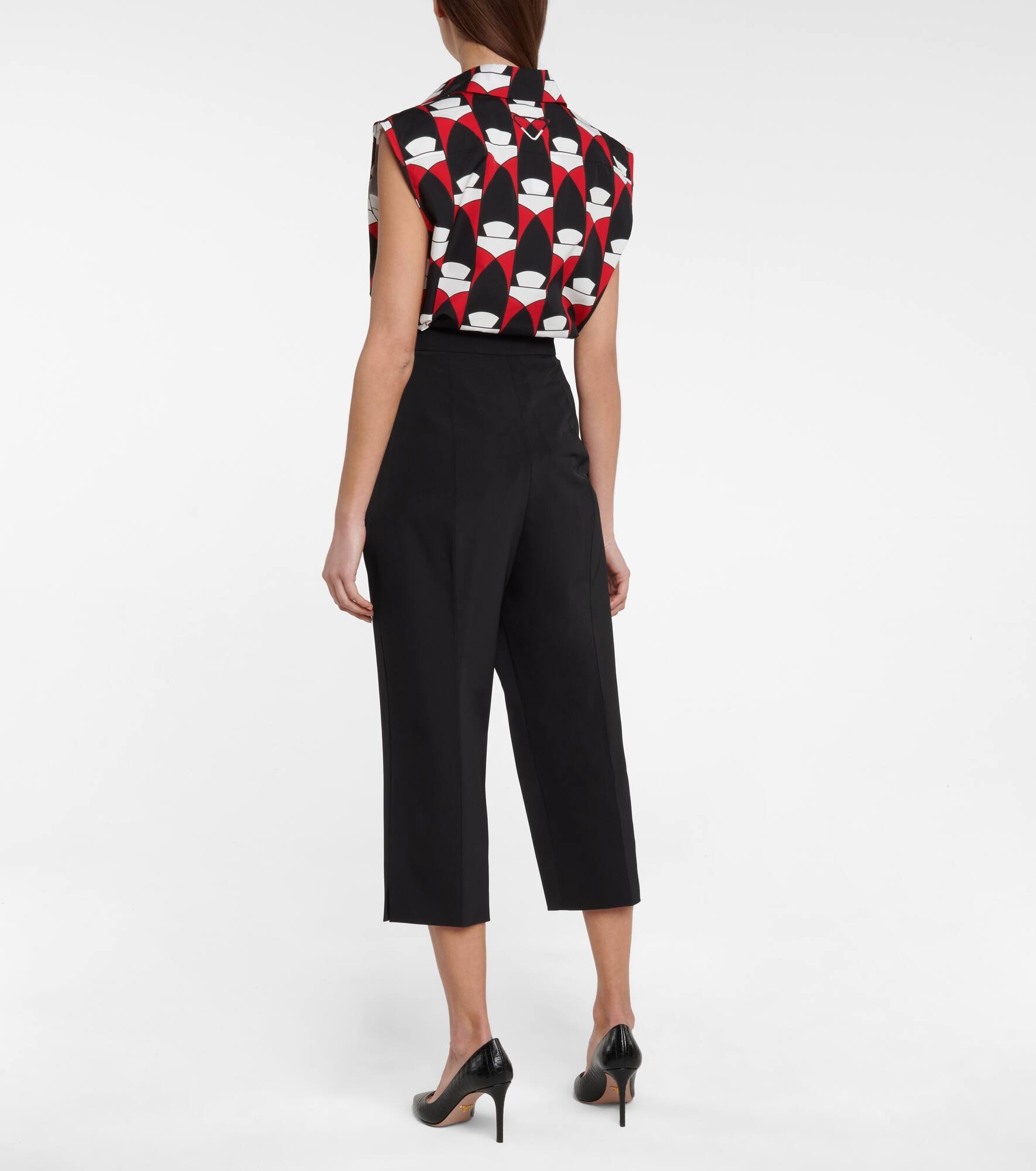 High-rise cropped pants - 3