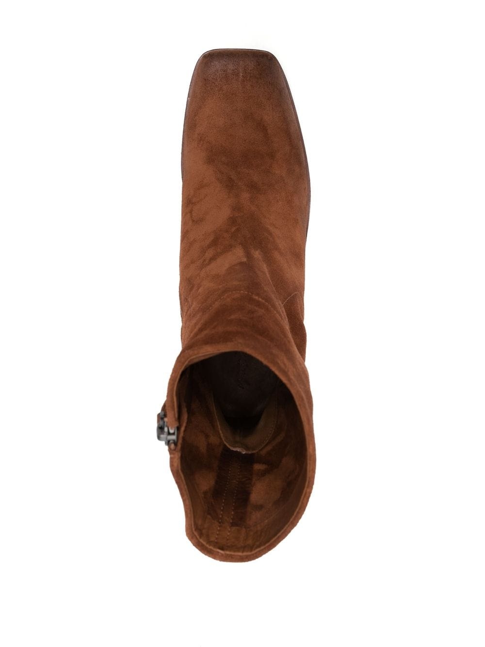 suede ankle-length boots - 4