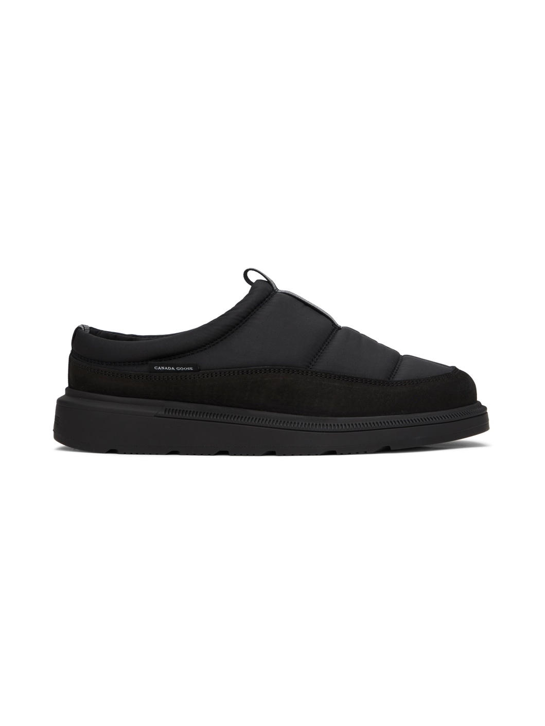 Black Crofton Puffer Mules - 1