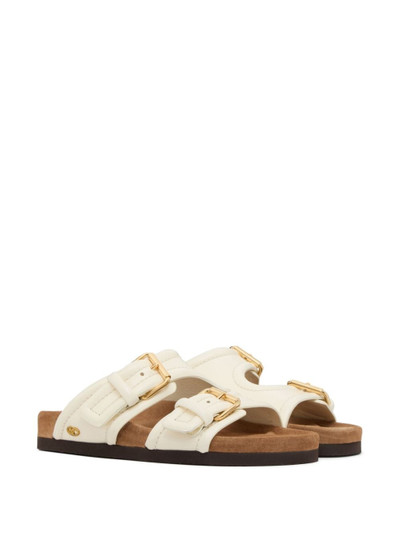 Valentino double-strap leather sandals outlook