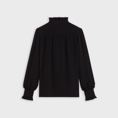 CELINE FRILLED BLOUSE IN SILK CRÊPE outlook